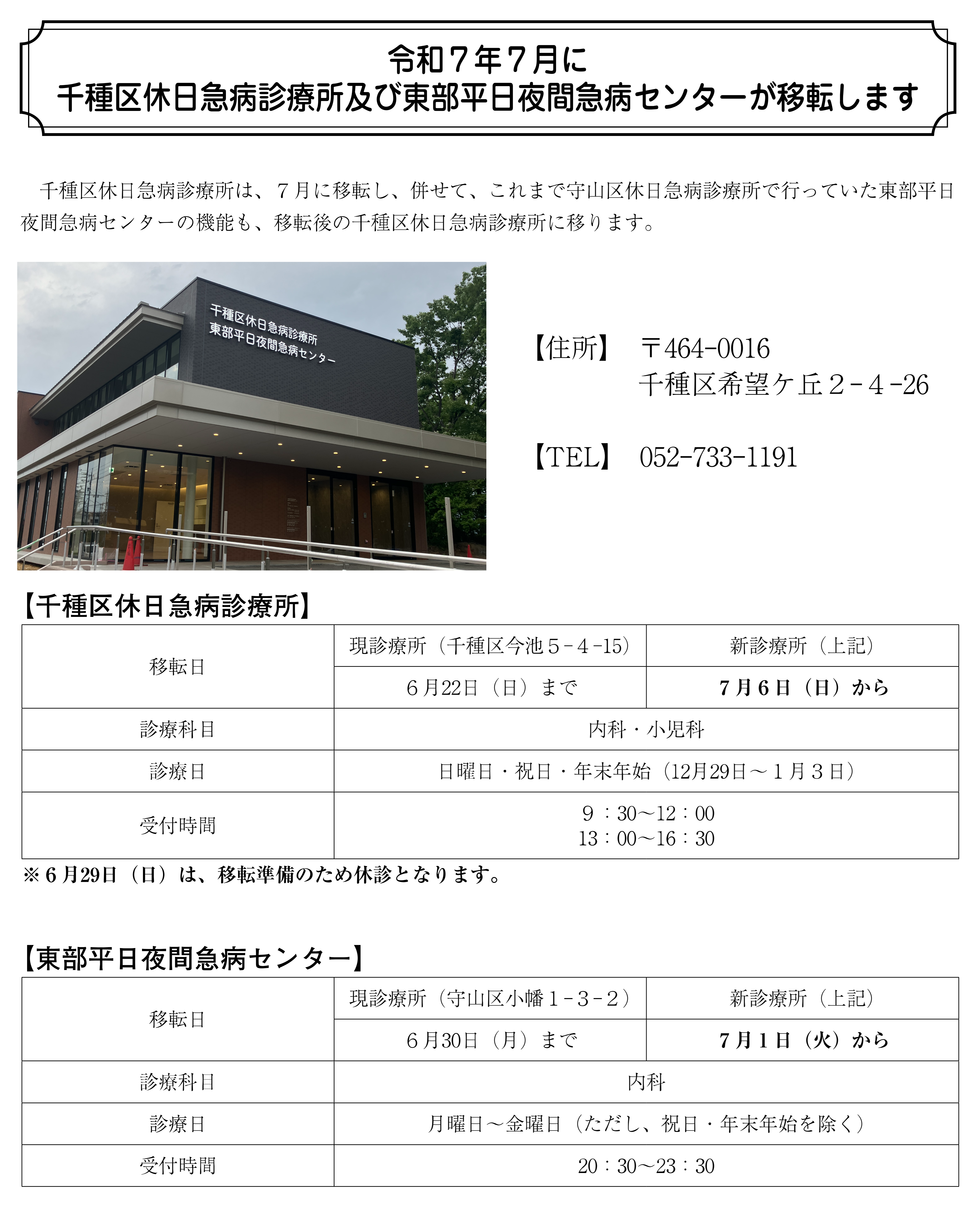 移転情報